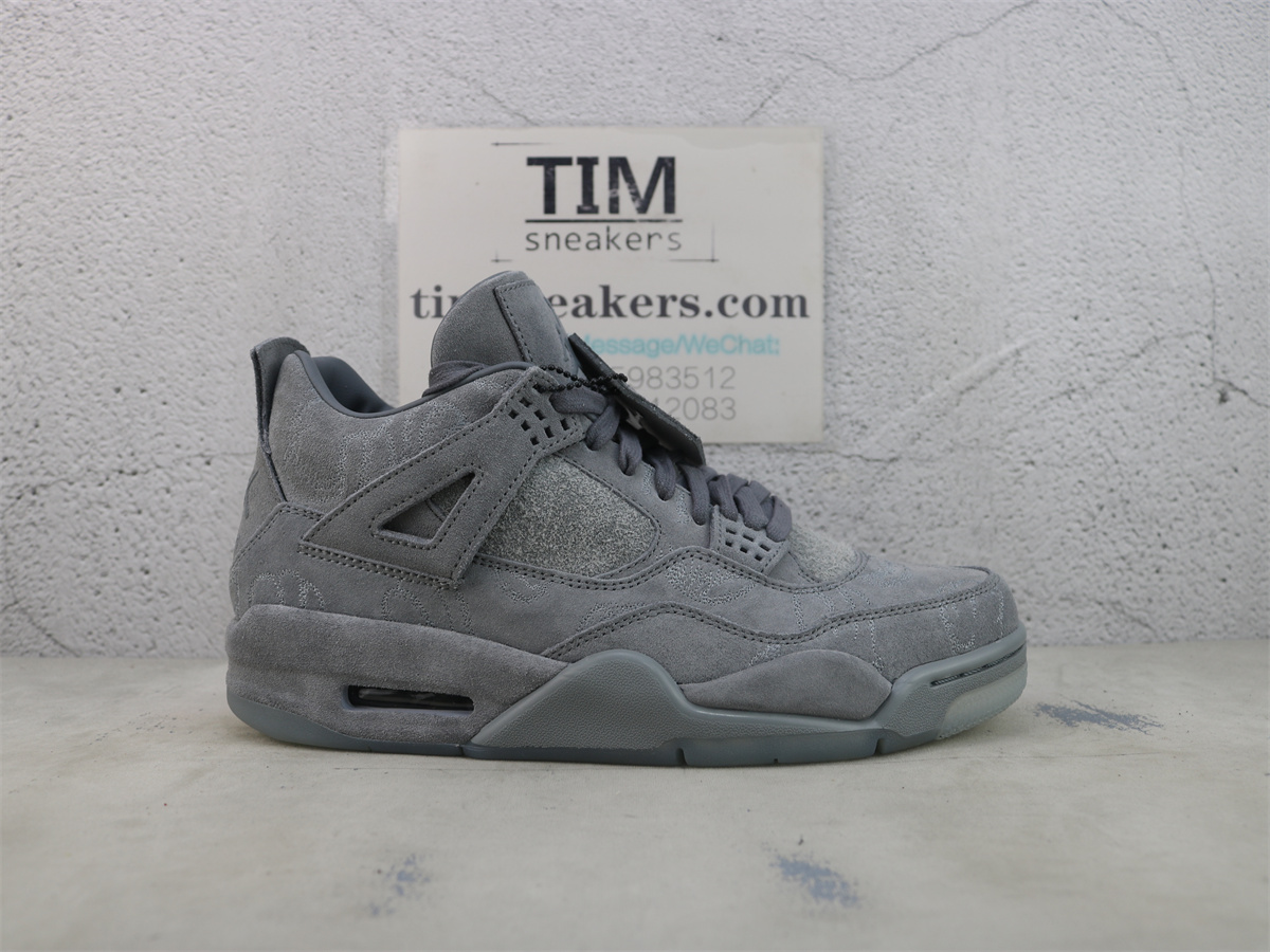 New Batch KAWS x Air Jordan 4 Retro Cool Grey 930155-003